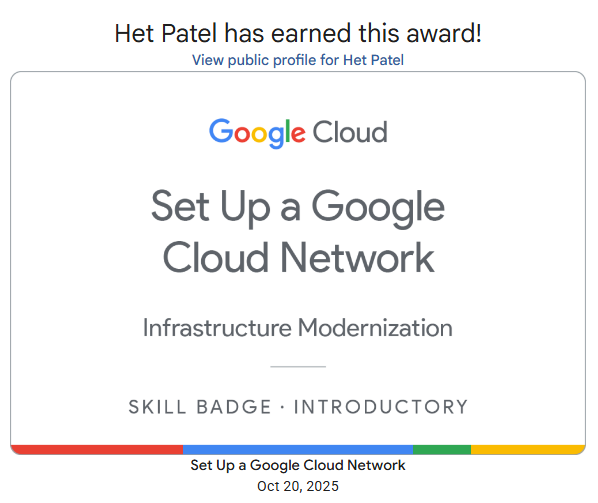 Cloud Network Badge